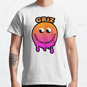 Griz Merch Dripy Smiley Classic T-Shirt RB3005