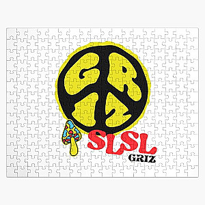 Griz Merch Griz Peace Logo Jigsaw Puzzle RB3005